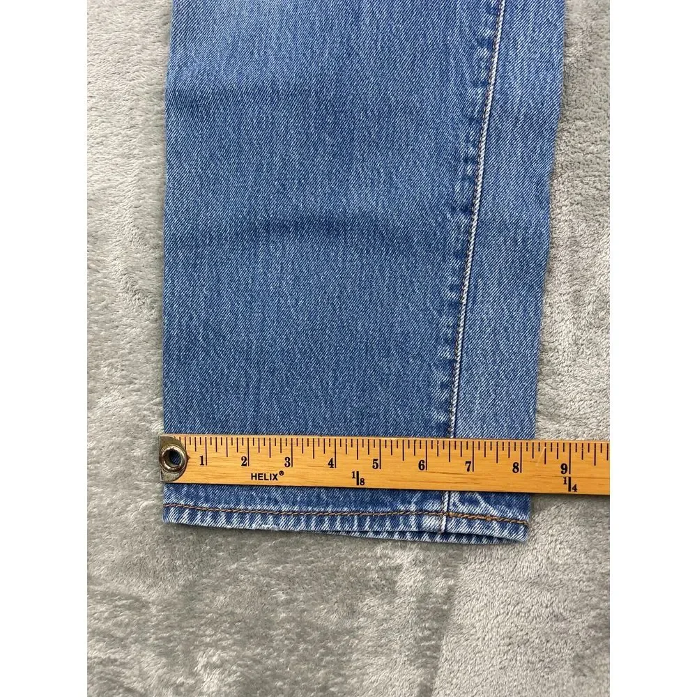 Levi's 501 Button-Fly Straight Fit Blue Denim Jeans Size 36x34 (Actual 34x31)‎
